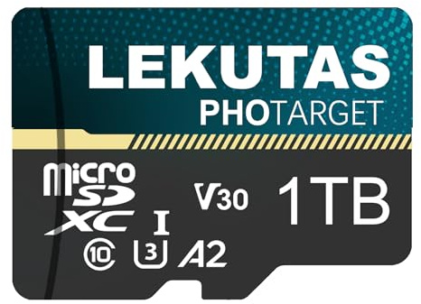 LEKUTAS 999GB Micro SD Card, microSDXC UHS-I Flash Memory Card TF Card