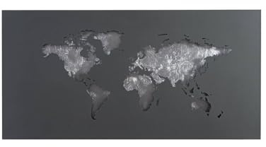 Lucande LED Wandleuchte, Wandlampe Innen World (Modern) in Schwarz aus Metall (1 flammig) - Wandstrahler Wandbeleuchtung Schlafzimmer/Wohnzimmer Wohnzimmerleuchte