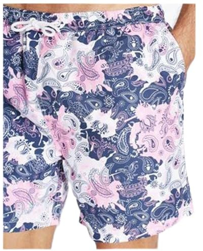 Brave Soul Mens Swim Shorts Mesh Lining Swimwear Plain and Hawaiian Print Swimming Surf Board Short Sports Gym Summer Holiday Beach Surfing Hawaii Printed Trunk Pants Size S-XL