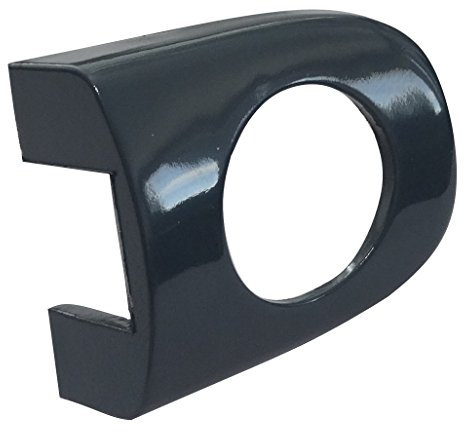 AERZETIX: Cache gris de serrure poignée porte avant pour auto voiture C17035