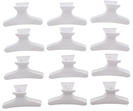 Zac's Alter Ego Set of 12 Hairdresser Hair Clamps/Claws/Clips/Tools