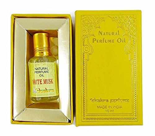 Chakra 100% Pure Natural Perfume Fragrance White Musk Oil 10ml