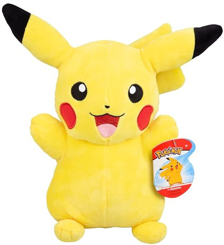 Pokemon Kuscheltier XXL Pikachu 30 cm – Pokemon Plüschtier – Neue 2022 – Pokemon Plush - Offiziell Lizenziertes Pokemon Spielzeug