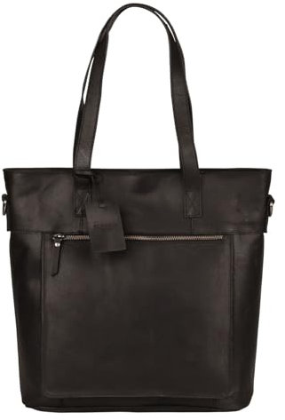 Burkely Vintage Jade Schultertasche Leder 36 cm Laptopfach