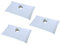SDENSHI 3pcs Drap Housse de Protection en Éponge pour Table de Massage - Blanc