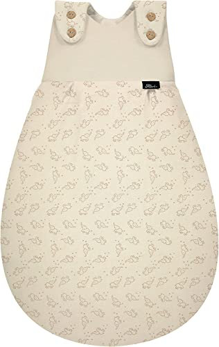 Alvi Baby Mäxchen Schlafsack Außensack Organic Bio Cotton Design Starfant (Größe 80/86)