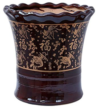 NICETOW Vasos para Plantas de Flores Vaso para Flores de cerâmica Grande Mesa de Centro do escritório em casa Decoração da Mesa Vaso de Flores Retro chinês Vaso de Flores Interno de 11,8/12,5/13