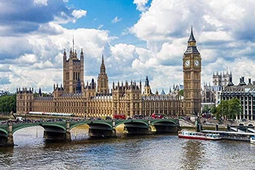 5000 pieces Jigsaw Puzzles for Adults Puzzle Sets for Family Wooden puzzle Big Ben Jigsaw Puzzle and Educational Toy for boy and Girls Over 5 Years - Excellent Birthday Gift Christmas gifts