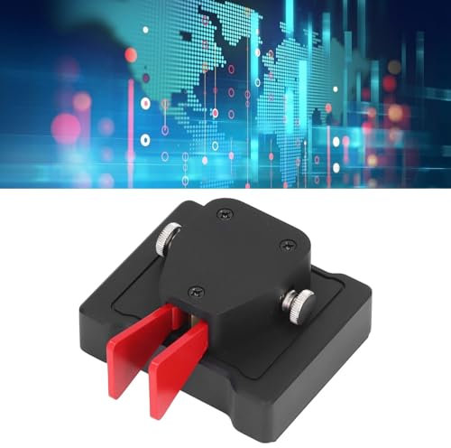 Garosa CW-Morsecode-Tasten Iambic Double Paddle Morsecode Key UNI 730A Automatic Paddle Key CW Morsecode Keyer For Radio Experiment 3.5 Morsecode Keyer Radio mit Zweikanalausgang