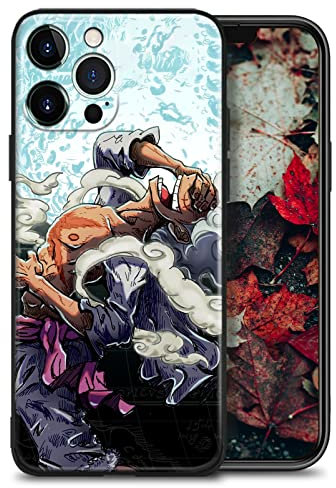 HWLHJJ Japanese Anime Phone Case Soft Silicone Cover Manga Design Print Protective Shell (Joy Boy Nika Luffy Gear 5,for iPhone 7/8/SE2020/SE2022)