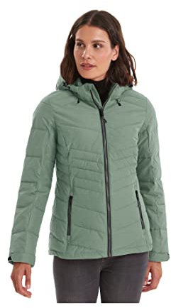 Killtec Damen Steppjacke Jacke in Daunenoptik mit abzippbarer Kapuze KOW 149 WMN QLTD Jckt wasserabweisend, atmungsaktiv, windabweisend 00708-mint 42