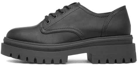Rocket Dog Donna Womens Black Chunky Lace Up Shoe