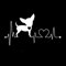 Herzschlag Hunde Aufkleber, 2 Stück Chihuahua Dog Heartbeat Love Sticker Reflektierende Lustige Aufkleber Auto JDM Sticker Tier Autoaufkleber wasserdichte Sticker für Auto LKW Computer Laptop