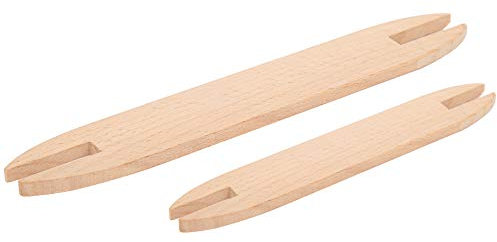 Weben von Shuttles für, 2 Stück Buchenholz Weben Shuttle Looms Shuttle Tapisserie Zubehör Stick Inkle DIY Pullover Schal