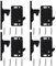 KALIONE 4 Pack RV Drawer Latches and Catches, Pull Force Cabinet Doors Push to Close Latch RV Cabinet Door Replacement Latch for Camper, Home, Kitchen, Bathroom, Office