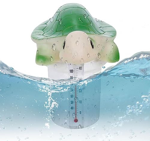 Pool Dosierschwimmer - Dosierschwimmer Pool Mit Eingebauten Thermometern | Cartoon-Schildkröte Skimmer Schwimmend | Chlor Dosierschwimmer Für Indoor & Outdoor Schwimmbad Wasserpark Whirlpools Spa