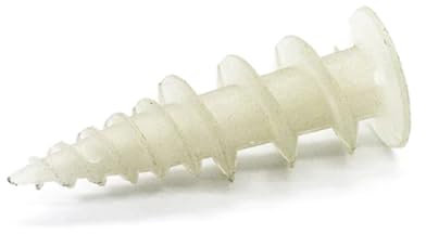 Cheville auto-perforante en nylon pour carton, 6 x 37 cm, fixations de construction hydraulique