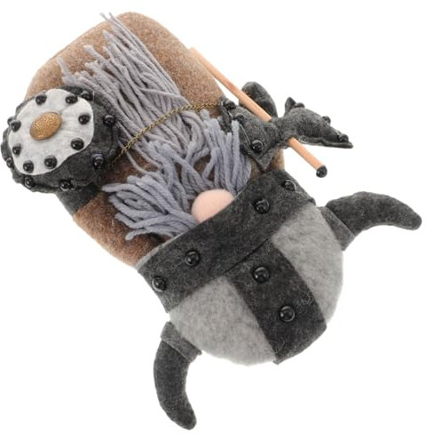 TOPBATHY Wikinger-Puppe nordische Zwergendekoration Zwergpuppe Stoff Vintage-Dekor Weihnachtsdekorationen zarte Zwergenpuppe einzigartige Wikingerpuppe Schreibtisch Statue Tablett schmücken