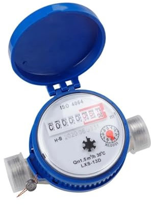 Digitaler Turbinen-Durchflussmesser Wasserzähler Mit Impulsausgang, Kaltwasserzähler, Wasserdurchflussmesser For Garten Und Zuhause, Intelligenter Wasserzähler For Den Hausgebrauch mit Digitalanzeige