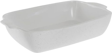 Creatable Auflaufform - Weiß - 24 x 40 cm - Steinzeug - mit Griffen