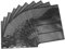 10feuilles Album De Collection De Timbres Transparentes Pvc À Deux Faces Pratique Pour Stockage De Timbres Et Cartes Pour Collecteurs