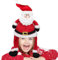 Weihnachtsmütze | Plüsch Rot und Weiß Nikolausmütze | Extra Dicke Weihnachtsmütze Unisex Nikolausmütze Festliche Nikolausmütze Bequeme Weihnachtsmütze Klassische Nikolausmütze für Erwachsene