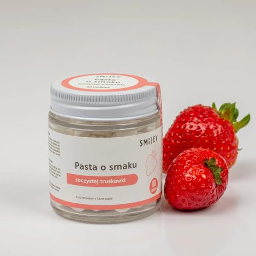 SMILEY Zahnputztabletten Toothpaste Tablets | Zahntabletten Zahnpasta Weisse Zähne Whitening | Zahnpasta Reisegröße für Erwachsene und Kinder | Ideal für Reise Zahnpasta