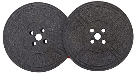 Qusedwey 1 Packung Schreibmaschinen Farbband Doppel Spule Schreibmaschinen Farbband Rot und Schwarz Doppelspule Ersatzpackung für die Meisten Schreibmaschinen