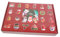 WRITWAA Box Nachfüllbare Advents Feiertagsdekoration Kleine Weihnachts Adventsschmuck Papier Tombola Hülle Süßigkeiten Adventskalender Gadget Hülle Party Süßigkeitengläser