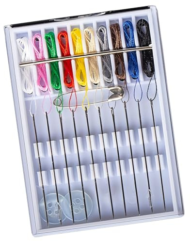Nadel- und Faden -Kit, Reisenähungskit - 10 Farben vorgeworfener Heimreisekasten - Kleidung liefert Accessoires mit Pin -für Erwachsene Kinder Teenager Anfänger Traveller