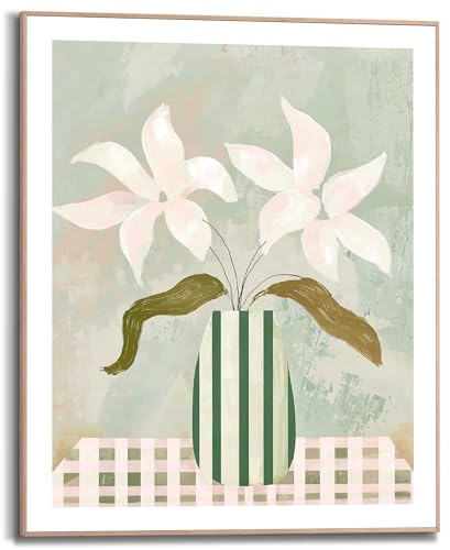 REINDERS Gerahmtes Bild, Abstract Table Flowers, Wohnzimmer, MDF, 50 x 40