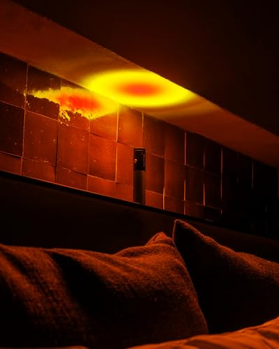 HALO EDITION Mag 2 Sunset Lampe – L'original – Lampe portable à piles LED à intensité variable, système magnétique, câble USB-C, kit de suspension, IP54