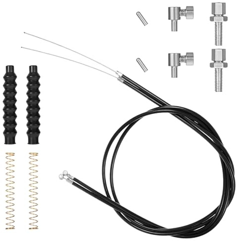 Lusofie 14pcs 114 cm Bremskabel Antriebs Rollator Ersatzteil Universal Teile Universelle Bowdenzug Fahrrad Bremse Ersatzteil Set Für Rollatoren Mit Bremskabel Für Die Meisten Marken