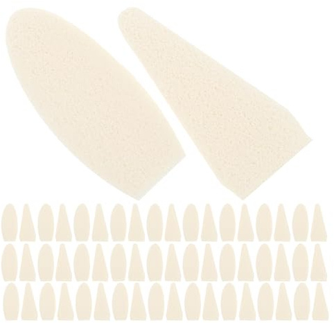 NULYLU Sketch Blending Sponge Replacement 200Pcs Including 100 Pointed and 100 Round Soft Sponge Tips for Creative Drawing and Shading, Suitable for Pan Pastel and Sketch Tools