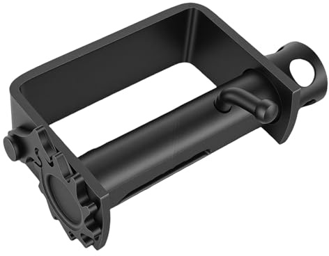 Cosiki Treuil Coulissant en Acier allié Robuste, Treuil à Cliquet avec Mécanisme de Verrouillage sécurisé, Compact pour Remorque à Plateau, Transport de Camion et Camping en Plein Air