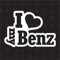 I love my Benz - Sticker Mercedes Daimler