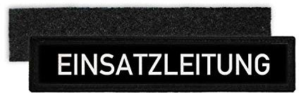 Copytec Patch Einsatzleitung Security Namensschild Feuerwehr Sicherheit #25890