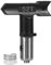 Buse de Pistolet Airless Sprayn, Accessoires de buse de buse de Pistolet de Peinture sans air réversible en Acier au tungstène Outil utile Noir(521#)