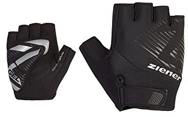 Ziener Herren CURDT Fahrrad-/Mountainbike-/Radsport-Handschuhe | Kurzfinger - atmungsaktiv/dämpfend, Black, 10