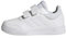 adidas Tensaur Hook And Loop Shoes, Zapatillas Unisex niños, Ftwr White Ftwr White Grey One, 37 1/3 EU