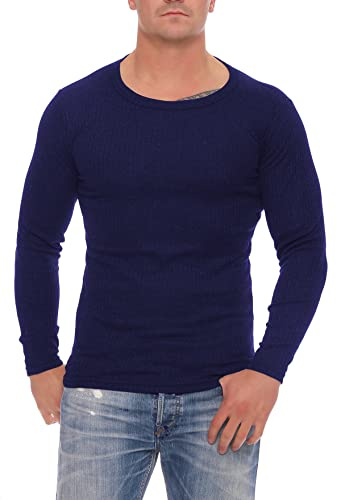 Cocain underwear 2 Lange Herren-Thermo-Unterhemden blau innen angeraut, 6 funktions-Unterhose funktionsunterhose Thermo-Unterhose funktionsunterwäsche