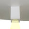 Partenopeautensili® Plafoniera moderna lampada Porta Faretto da soffitto in gesso verniciabile luce LED 60W per faretti GU10 tensione ingresso 230V (Luce Naturale 4000K, Quadrato)