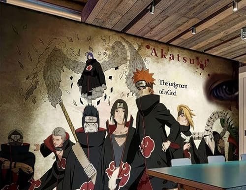 Wandbild Tapeten Anime NARUTO Peripheral Printing Wallpaper Esszimmer Wohnzimmer Hintergrund Wandbild Teenager Kinderzimmer Tapete