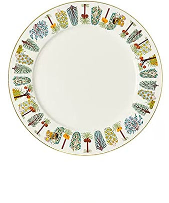 Plaque de Service Assiette à steak de luxe de 8/10 pouces Assiette de nourriture occidentale Assiette en porcelaine à sensation osseuse avancée for la maison, le restaurant et l'hôtel Assiettes ( Size