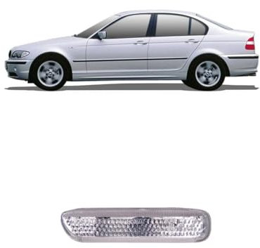 DM Autoteile Seitenblinker Blinker vorne links weiß kompatibel für BMW 3er E46 Coupe Cabriolet Touring 140175