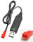 Aliwisdom Universal RC Ladegerät Kabel Mit JST Connector Stecker Plug für 3,7V LiPo Akku & 3S 3,6V NIMH & NICD Akkus, Kompatibel RC car/Auto/Boot/Flugzeug/Drone/andere ferngesteuerte Spielzeuge