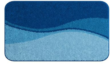 Linea Due Flash Badteppich 65x115cm blau