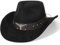 EOZY Cowboy Cowgirl Hut für Frauen Männer - Wildleder Cattleman Western Party Hut Mit Abnehmbarem Hutband