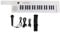 37 Key Keyboard Piano Portable Guitar Electronic Organ Mini Keytar Education Musical Instrument for Beginners (BF-3755 white)