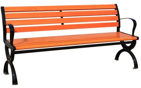 JTPMYFT 47 Zoll, 59 Zoll Parkbank, Außenbank, Massivholz zur Schaffung eines Garten-Freizeitsitzes, Außenbank aus Massivholz(120 * 40cm)